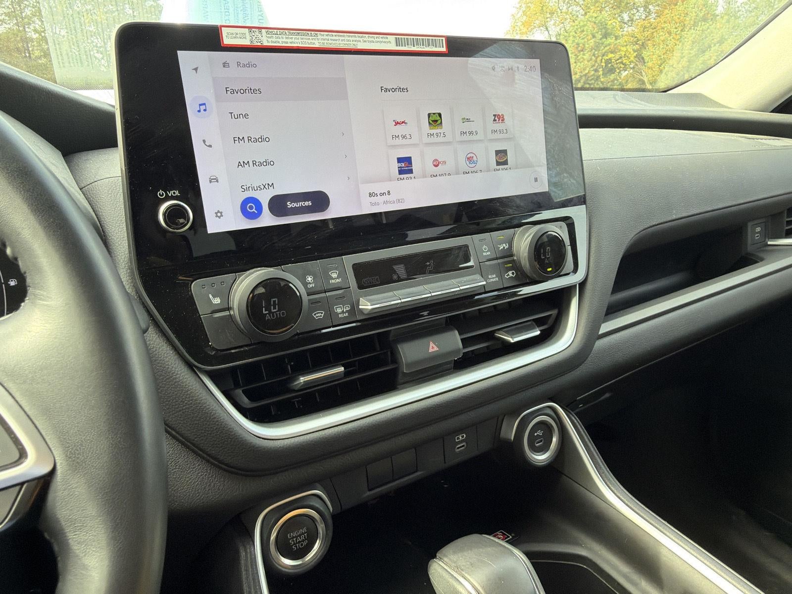 2025 TOYOTA TRUCK GRAND HIGHLANDE XLE